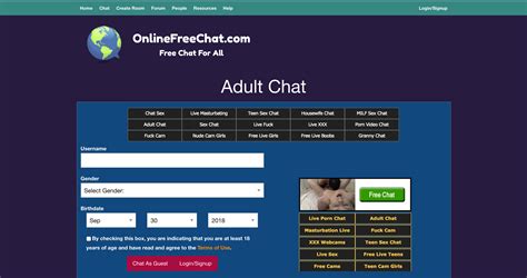 This website is available for free everyone and you can instantly start chatting with other users from around the world without even having to register yourself or create an account. . Adult cam chat